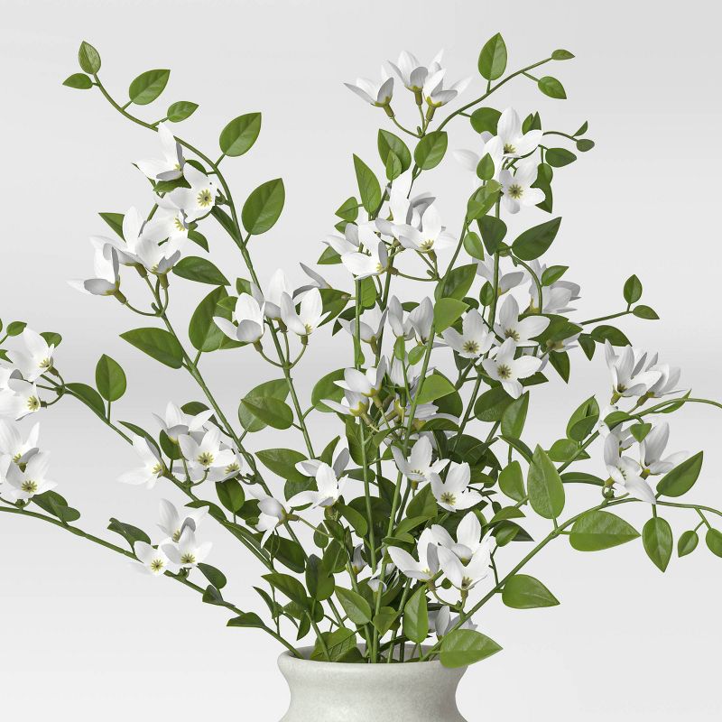 Artificial Floral Arrangement White - Threshold&#8482;, 4 of 8