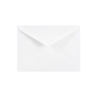 JAM Paper V-Flap A2 Invitation Envelope 4 3/8" x 5 3/4" White 1000/Pack (04023206B)