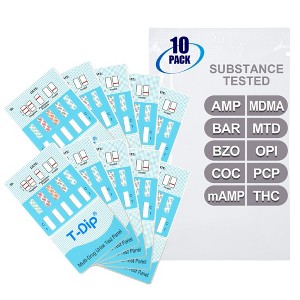 Mintegrity [10pk] 10 Panel Urine Drug Test Card for Home | High Sensitivity Substance Screening Home Detection Urine Dip Card | MT-WDOA-3104 - 1 of 4