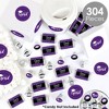 Big Dot of Happiness 2025 Purple Graduation Party Candy Favor Sticker Kit - 304 Pieces - 2 of 4