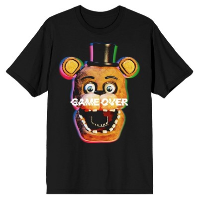 Five Nights At Freddy's Disintegrating Freddy Fazbear Boy's Black T-shirt :  Target