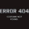 Men's Design By Humans Error 404 Costume not found, Halloween Design By InfaredDesigns T-Shirt - 2 of 4