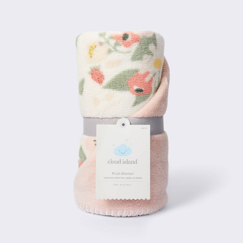 Plush Baby Blanket - Floral - Cloud Island&#8482;, 5 of 6