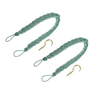 Unique Bargains Hand Woven Decorative Braided Curtain Tiebacks - 1 of 4