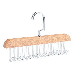 REGALWOVEN Wood Space Saving With Hooks Durable Clothes Hangers 2 Pcs - 1 of 4