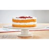 tagltd Tis Season Floral with Pinecones Wreath Themed Earthenware Cake Plate 14 in. - 3 of 3