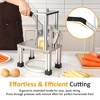 Heynemo Commercial French Fry Cutter, Heavy Duty Potato Slicer with 2 Replaceable blades,1/2" and 3/8", Professional Fries Cutter for Potatoes - 2 of 4