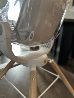 360° Cloud Baby Highchair with Clear Seat and 360° Swivel