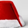 7" Velvet Mini Christmas Tree Collar with Faux Fur Trim Red/White - Wondershop™ - 3 of 3