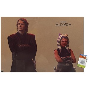 Trends International Star Wars: Ahsoka - Ahsoka and Anakin Throwback Unframed Wall Poster Prints - 1 of 4