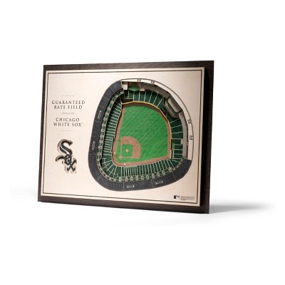 MLB Chicago White Sox 5-Layer Stadiumviews 3D Wall Art