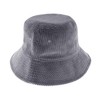 Alilang Corduroy Bucket Hat with Classic Design for a Stylish Casual Look - 4 of 4