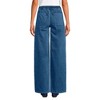 Lands' End Women's Lightweight Denim High Rise Relaxed Straight Pull On Pocket Jeans - 2 of 4