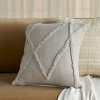Mina Victory Lifestyle Distressed Diamond Indoor Throw Pillow - 2 of 4