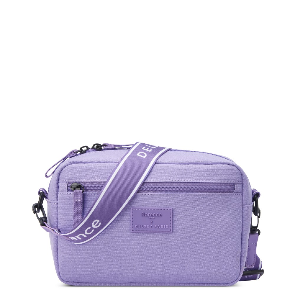 Photos - Women Bag Delsey Florence by mills x  PARIS Free-Spirit Crossbody Bag - Lavender 