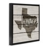 Stupell Industries Texas Rustic Typography Map, 25" x 25" - 3 of 4