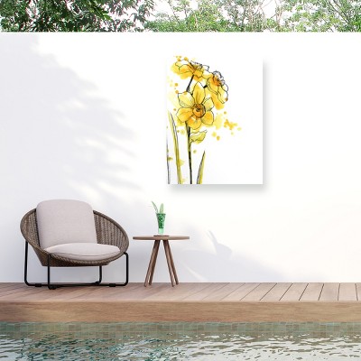 "Spring Contours III" Outdoor Canvas