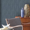 RoomMates Twig Hygge Herringbone Navy Peel and Stick Wallpaper: Removable Vinyl, Self-Adhesive, Modern Botanical Design - 3 of 4