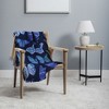 Jessica Molina Texas Butterflies Blue on Navy Woven Throw Blanket - Deny Designs - 2 of 4