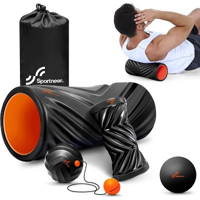 Sportneer 4 in 1 Foam Roller Set: Dual Textures Foam Roller