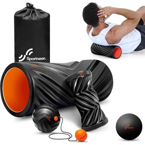 Sportneer 4 in 1 Foam Roller Set: Dual Textures Foam Roller - 1 of 3