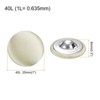 Unique Bargains Blouses Sweater Round Aluminum Cotton Fabric Cloth Covered Buttons 10 Pcs - 2 of 4