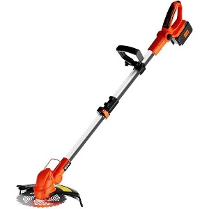 Ukoke ST2308-B 40V Cordless Grass Trimmer/Brush Cutter, Interchangeable Blade, Brushless Motor, 6500 RPM, 2.0Ah Battery & Charger Included - 1 of 4