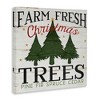 Stupell Industries Farm Fresh Christmas Trees, 24" x 24" - 3 of 4