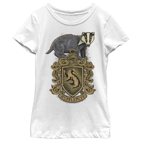 Crest Target T-shirt : Girl\'s Hufflepuff Potter Harry