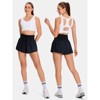 Clotth Flowy Athletic Shorts for Women Workout Running Gym Yoga High Waist Skort Sweat Skirt Cute Clothes Summer Outfits - 2 of 4