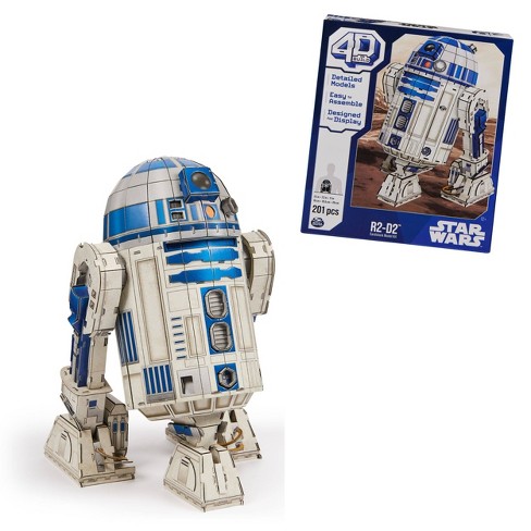 erklære Koordinere Stereotype 4d Build - Star Wars R2-d2 Model Kit Puzzle 201pc : Target