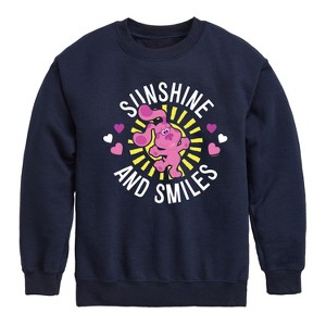 Boys' - Blue's Clues & You! - Mommy Is My Sunshine Graphic Long Sleeve Fleece Sweatshirt - 1 of 4
