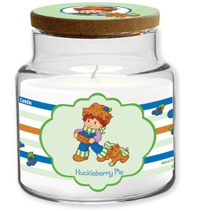 Courtside Market Strawberry Shortcake 18 oz Huckleberry Pie Striped Candle - 1 of 3