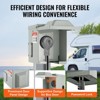VEVOR 30 Amp RV Power Outlet Box, 125/250 Volt, Enclosed Lockable Outdoor RV Receptacle Box, NEMA TT-30R Weatherproof Electrical Panel, Gray - 4 of 4