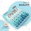 CATIGA Mechanical Switch Calculator, 12-Digit LCD, Solar & Battery Power, Cute Desktop Design with Big Buttons for Home, School, and Office SD-1299 - 2 of 4