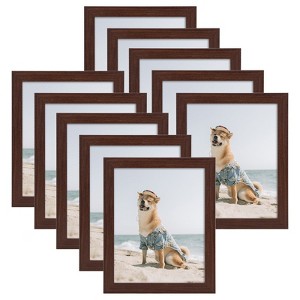 Golden State Art 8x10 MDF Picture Frame 0.71 Inch Thickness for 5x7 Picture - Pack of 10 - 1 of 4
