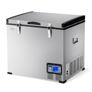 Costway 63-Quart Portable Electric Car Cooler Refrigerator / Freezer Compressor for RVs Camping - 1 of 4