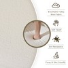 Christopher Knight Home Bines Modern Upholstered Teddy Wool High Back Accent Chair with Tapered Birch Wood Legs, Beige - 4 of 4
