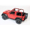 KiNSMART - Jeep Wrangler Rubicon Off Road 4x4 5 inch 1:34 Scale Die Cast Model Replica Toy Car (Red Opentop) - 2 of 4