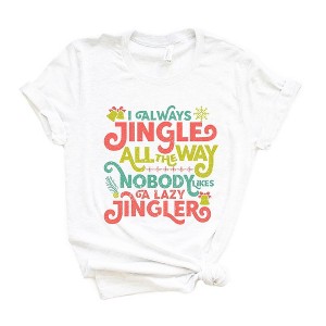 Simply Sage Market Women's Nobody Likes A Lazy Jingler Short Sleeve Graphic Tee - 1 of 4