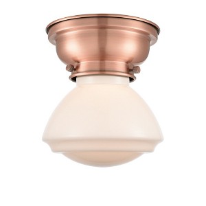 Olean - 1 Light Flush Mount In Industrial Style-6.4 Inches Tall and 6.75 Inches Wide - 1 of 1