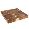 MegaChef 13.75 Inch Square Thick Acacia Wood Serving and Cutting Butcher Board - 2 of 4