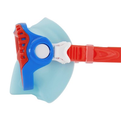 Speedo Junior Wave Watcher Mask - Spicy Orange/Celeste