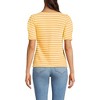 Lands' End Women's Puff Sleeve Mariner Square Neck Top - 2 of 3