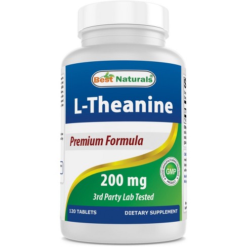 L-Theanine 200 mg 120 Tablets - image 1 of 4