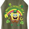 Women's - SpongeBob SquarePants - Spongebob Happy St. Patricks Day Graphic High Neck Tank - 2 of 4