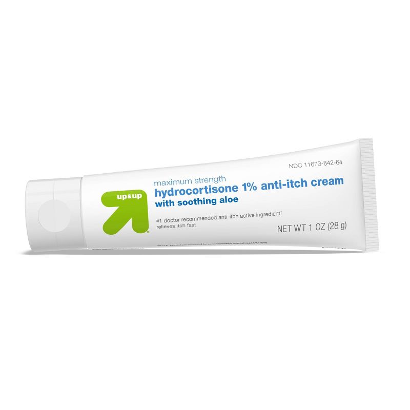 Anti-Itch 1% Hydrocortisone Maximum Strength Cream with Aloe - up & up™, 5 of 6