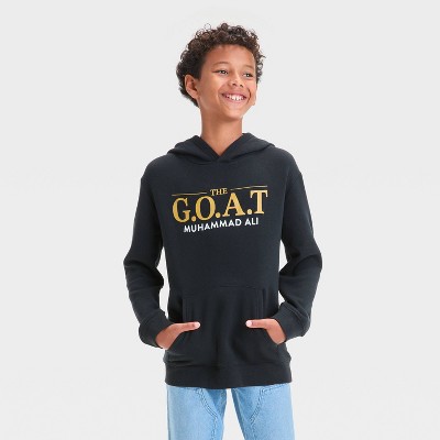 Boys' Muhammad Ali Graphic Hooded Sweatshirt - art class™ Black
