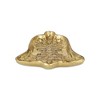 Cheung's Christmas Bell Cast Iron Gold Catchall Tray - 4 of 4