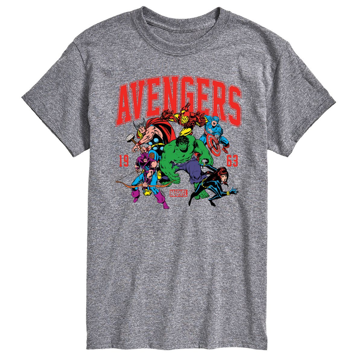 Men's - Marvel - Avengers Collegiate Short Sleeve Graphic T-Shirt